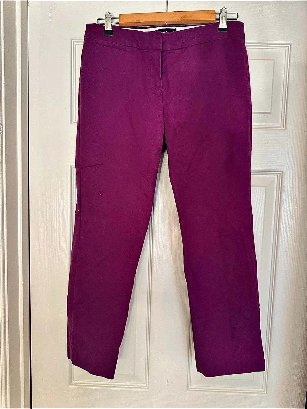 Valerie Bertinelli Straight Leg Pants in Purple Size 6 Like New